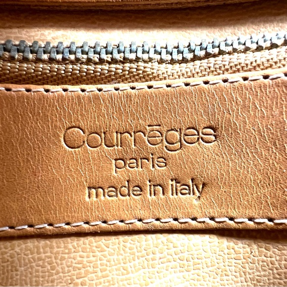 Vintage Courreges Leather Handbag Purse - Picture 9 of 15